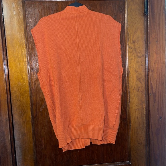EUC Orange Free People Oakleigh Sweater Vest - Picture 3 of 8